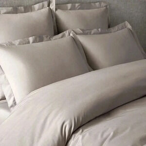 Lumber Pillow Sham - Fog Color - Restoration Hardware- New - Italian Vintage 464